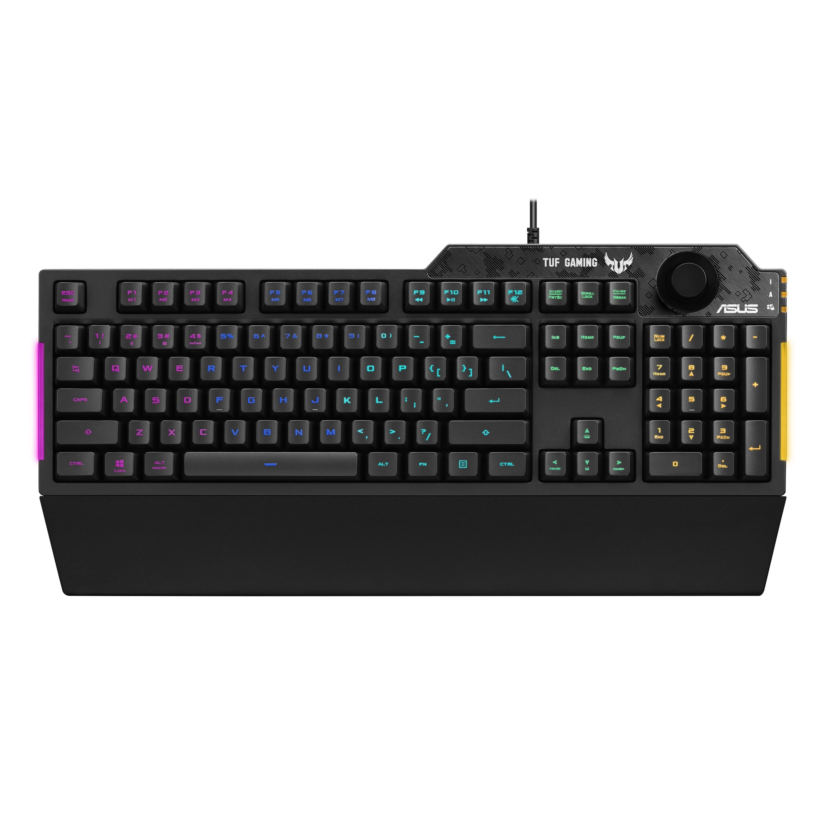 ASUS TUF Gaming K1 (DE, Kabelgebunden), Tastatur, Schwarz