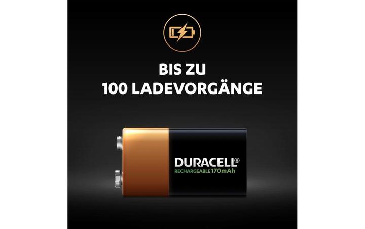 Actual product image Duracell Recharge Ultra (1 pcs., 9V Block, 170 mAh)