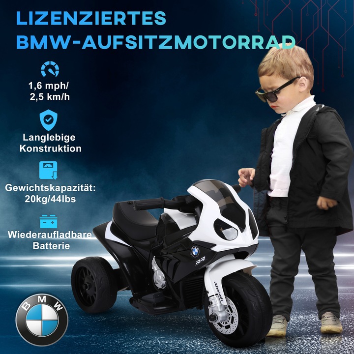 Produktbild Homcom Kindermotorrad BMW S1000RR (6 V)