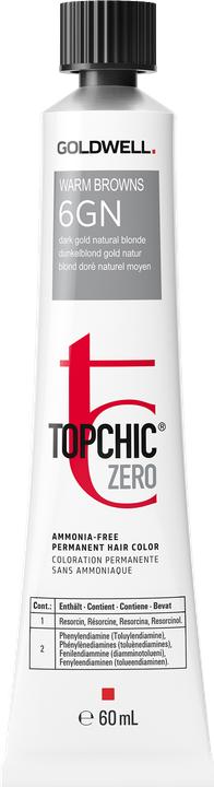 Produktbild Goldwell Topchic Zero - 6GN Dark Gold Natural Blonde (6GN - Dunkelbraun Natur)