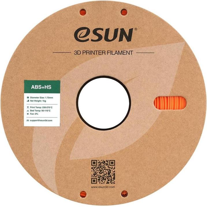 Productafbeelding eSUN EABS+HS 1,75mm ORANJE 1kg (ABS, 1.75 mm, 1000 g, Oranje)