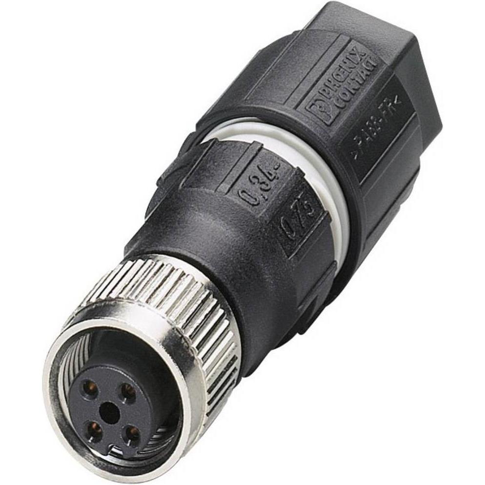 Thumbnail - Phoenix Contact Sensor-/Aktor-Steckverbinder, Elektronikkabel + Stecker, Schwarz