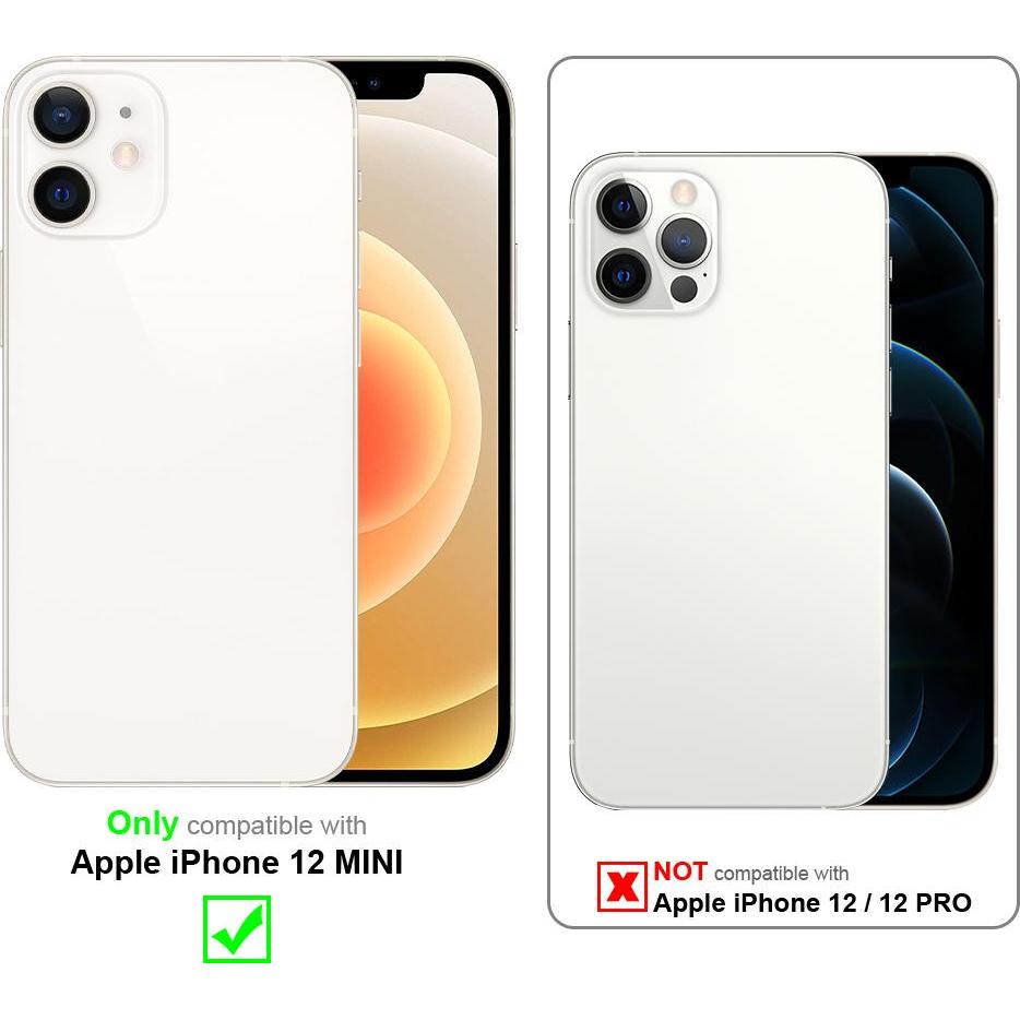 Thumbnail - Cadorabo IMD TPU Bunter Marmor Cover (Apple iPhone 12 mini), Smartphone Hülle, Blau