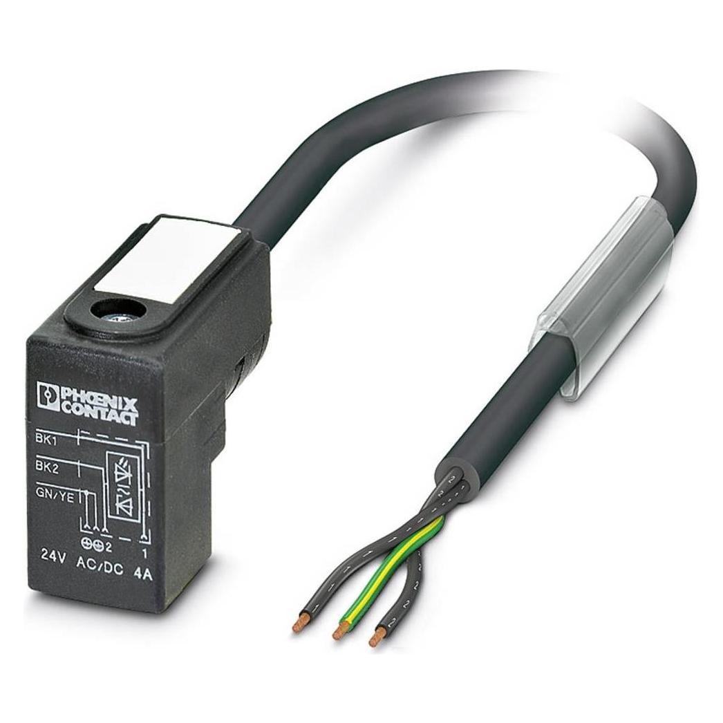 Phoenix Contact Nero Sac-3P- 3,0-Pur/C-1L-Z Contenuto:, Cavo + Spina Elettrica,