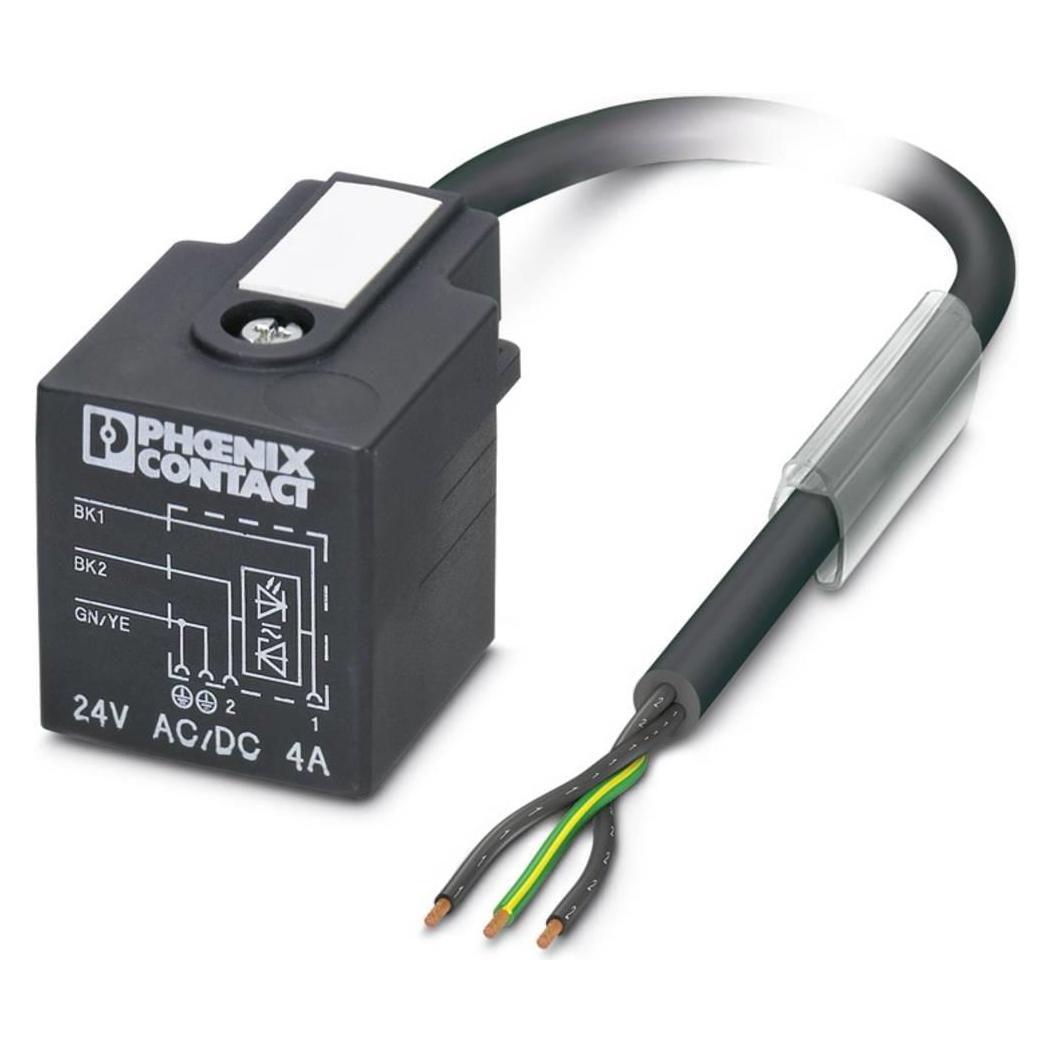 Phoenix Contact SAC-3P-10,0-PVC/A-1L-Z - Kabel, Elektronikkabel + Stecker, Schwarz