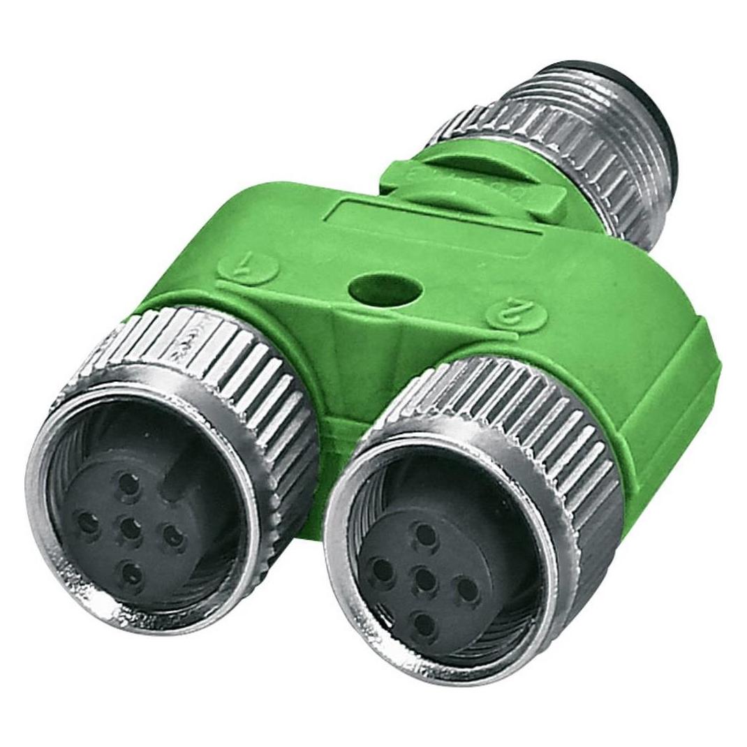 Phoenix Contact Sensor-/Aktor-Verteiler und Ad, Elektronikkabel + Stecker, Grün