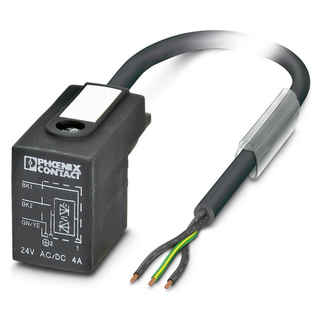 Phoenix Contact Nero Sac-3P- 3.0-Pur/Bi-1L-Z Contenuto, Cavo + Spina Elettrica,