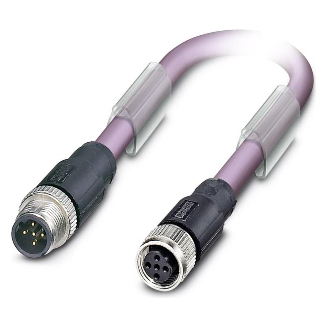 Phoenix Contact Sensor-/Aktor-Datensteckverbin, Elektronikkabel + Stecker, Violett