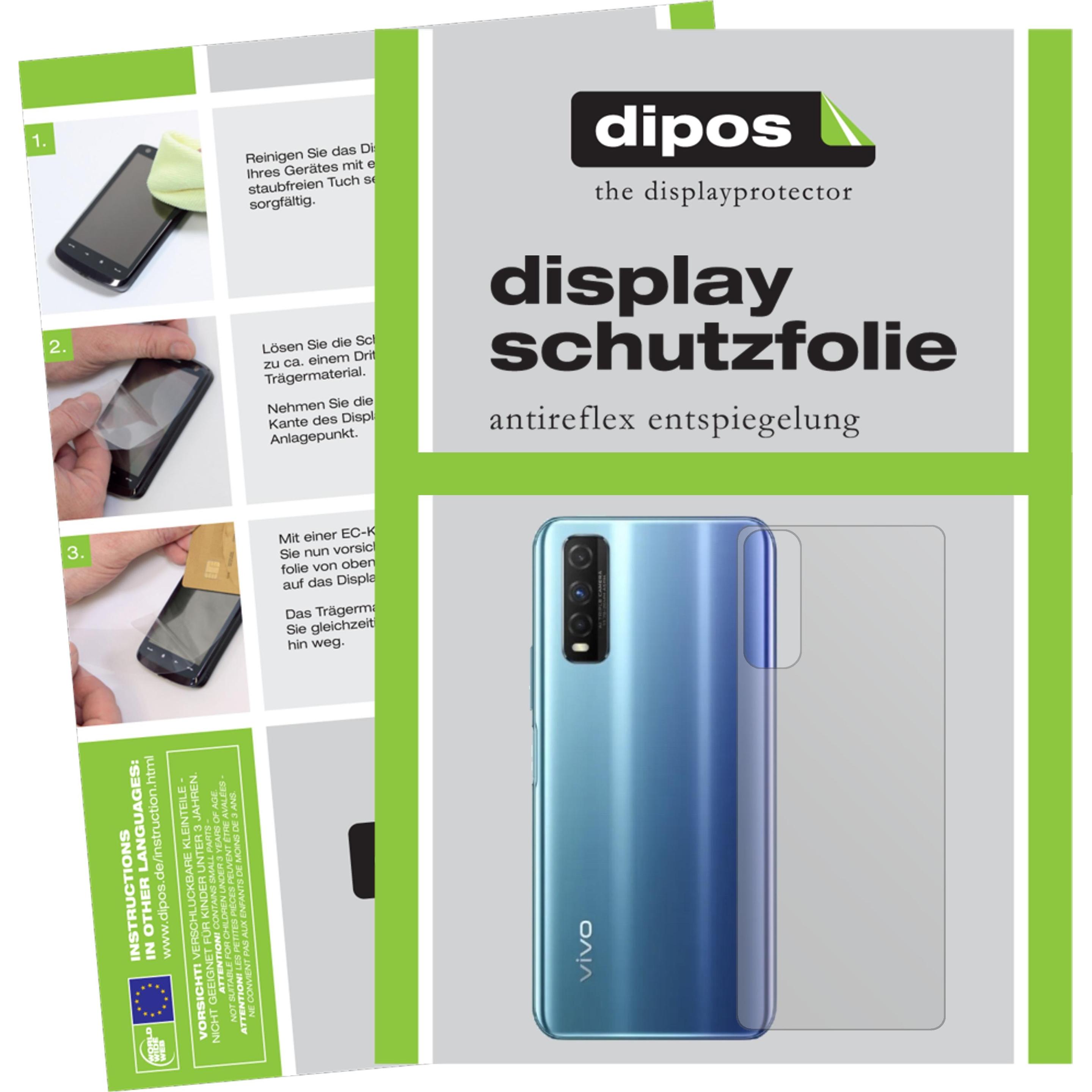Dipos Displayschutzfolie Antireflex (5 Stück, Vivo Y50t), Smartphone Schutzfolie, Transparent