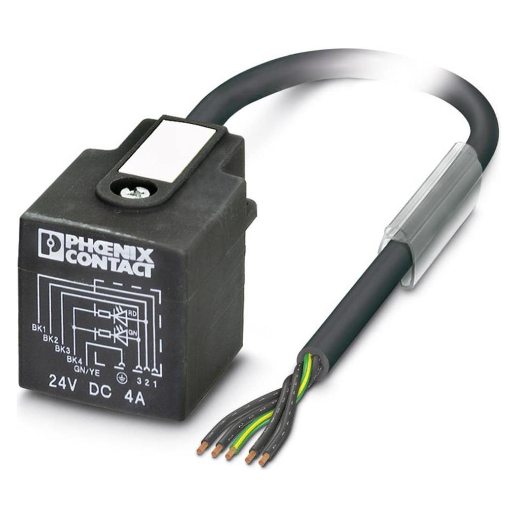 Phoenix Contact Nero Sac-5P-10.0-Pur/Ad-2L Contents:, Cavo + Spina Elettrica,