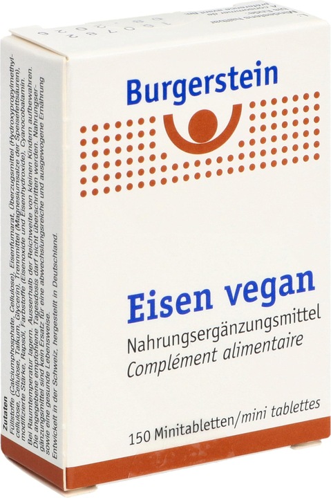 Produktbild Burgerstein Eisen vegan (1 Stück, Tabletten, 115 g)