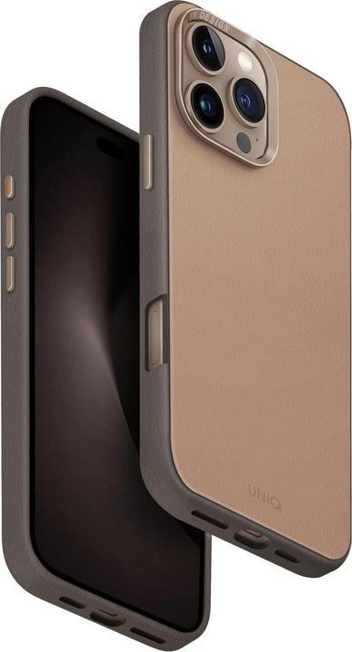 Actual product image Uniq Lyden DS iPhone 16 Pro Max 6.9" Magclick Charging case brown-gray/flint grey (Apple iPhone 16 Pro Max)