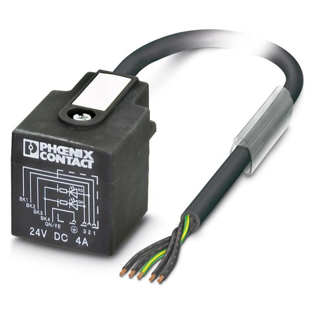 Phoenix Contact Nero Sac-5P- 1,5-Pur/Ad-2L Contenuto:, Cavo + Spina Elettrica,