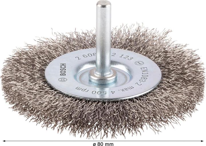 Produktbild Bosch Professional Zubehör PRO Stainless Steel clean Scheibenbürste, gerader Schaft, 80 x 0,2 mm