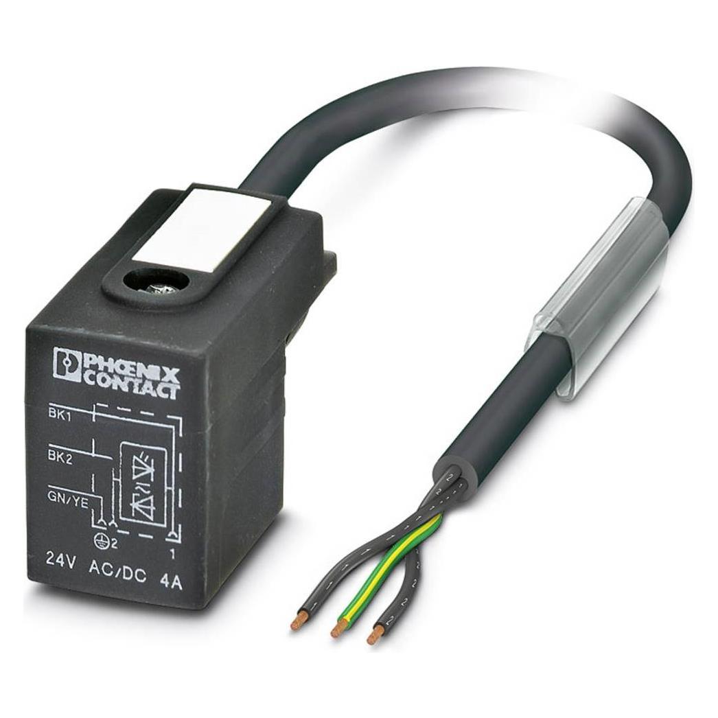 Phoenix Contact Nero Sac-3P- 1,5-Pur/Bi-1L-Z Contenuti, Cavo + Spina Elettrica,