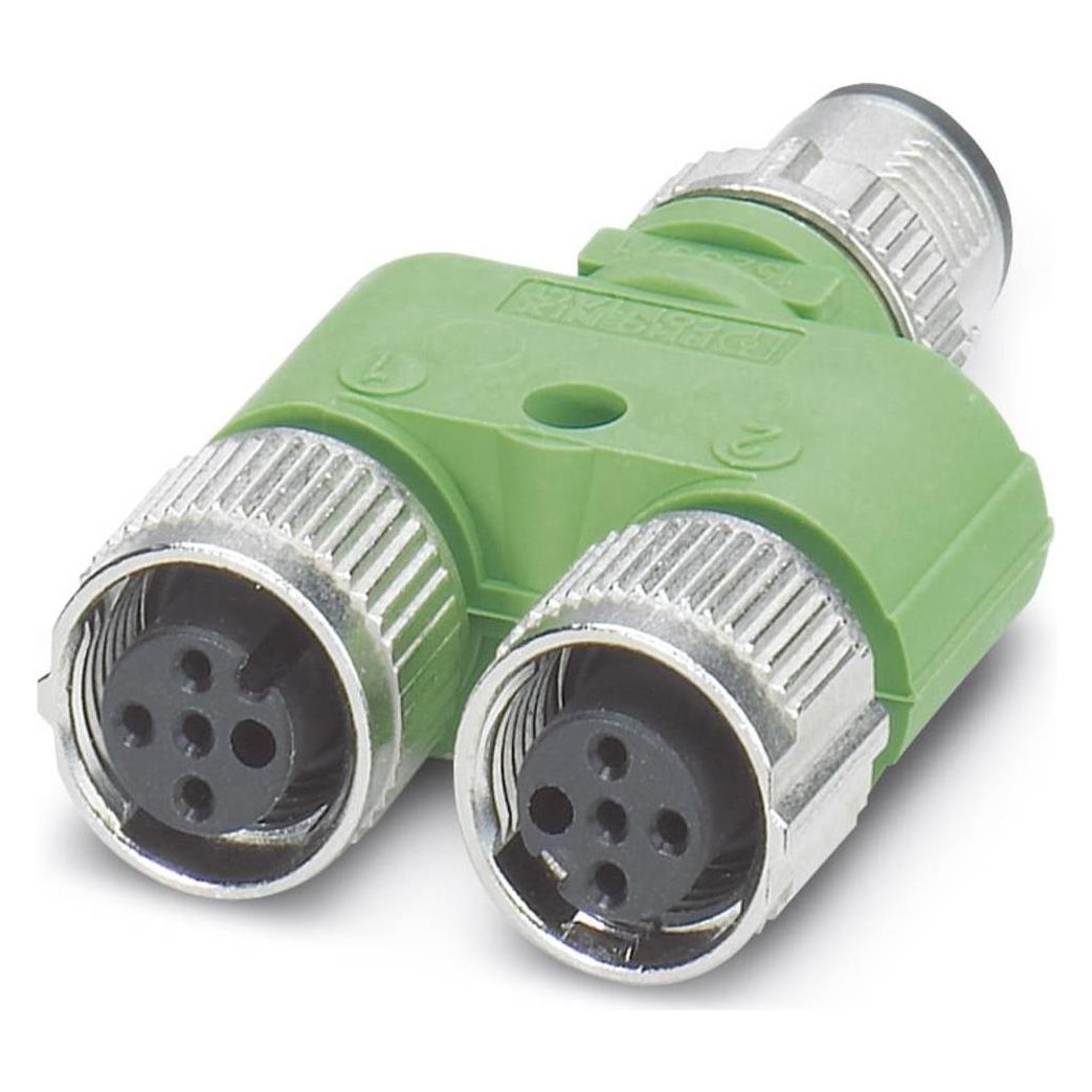 Phoenix Contact Sensor/actuator verdeler en advertentie, Kabels + Stekkers, Groen