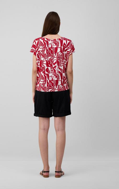 Actual product image S.Oliver T-Shirt Elastisches T-Shirt aus Viskosestretch im Relaxed Fit (40)