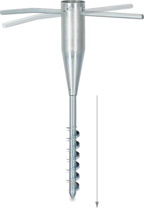 Actual product image Relaxdays Bodenhülse für Sonnenschirm