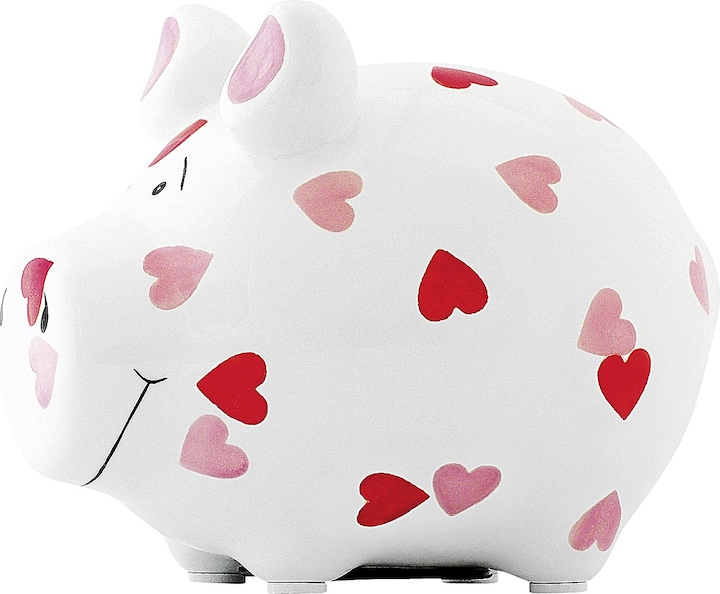 Immagine prodotto KCG Cuore di salvadanaio (11 x 10 x 13 cm)
