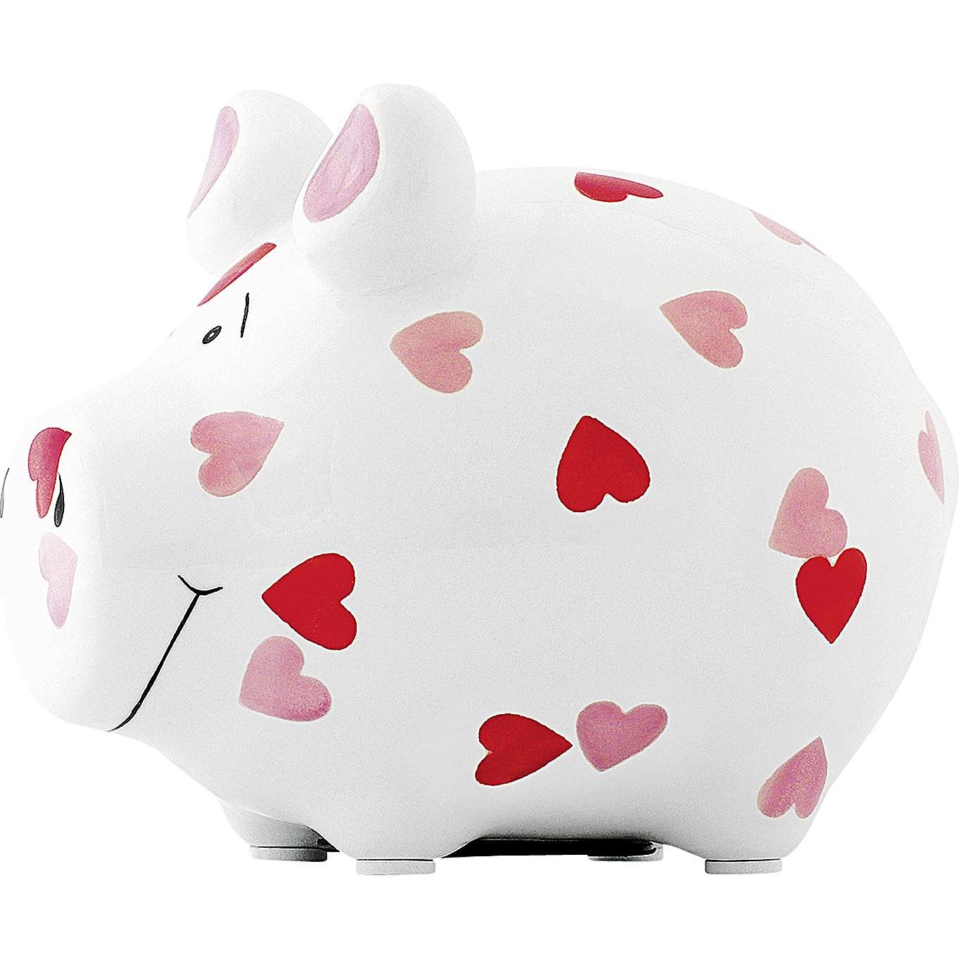 3x KCG, Salvadanaio, Cuore di salvadanaio (12,5 x 9 x 9 cm)
