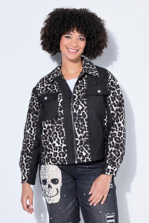 Actual product image Angel of Style Jeansjacke, oversized, Steppfutter, Patchlook (56)