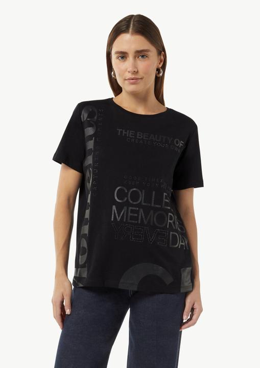 Actual product image Comma T-Shirt Modisches T-Shirt mit Schriftprint (32)