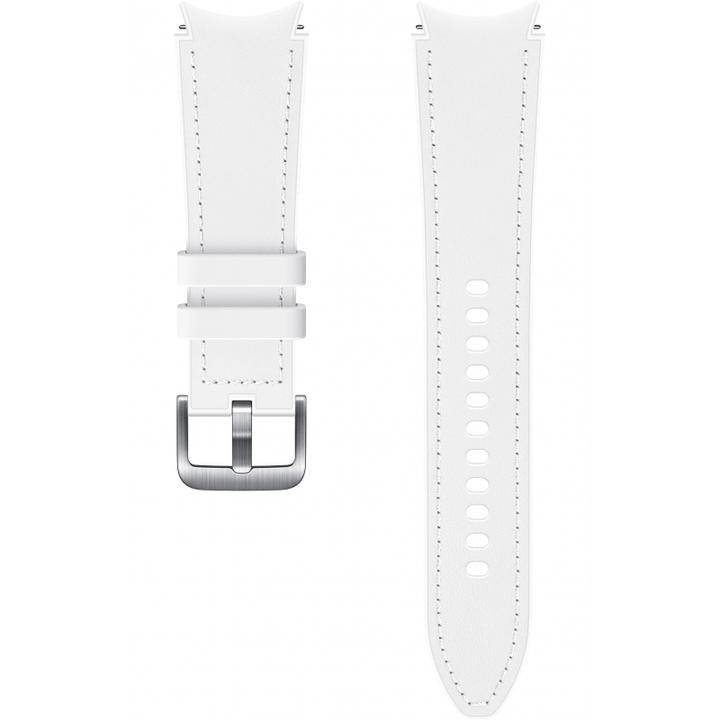 Actual product image Samsung Hybrid Leather Band 20mm M/L whi (20 mm, Leather, Fluoroelastomer)