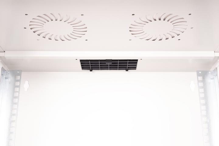 Produktbild Digitus 19" 9HE Wandgehäuse, SOHO PRO perforierte Tür, 460 x 540 x 400 mm, grau (9 HE, 19 Zoll Rack)