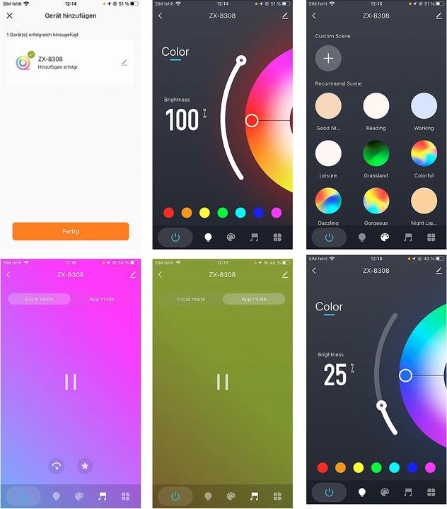 Produktbild Luminea Sonnenuntergangs-LED-Projektionslicht