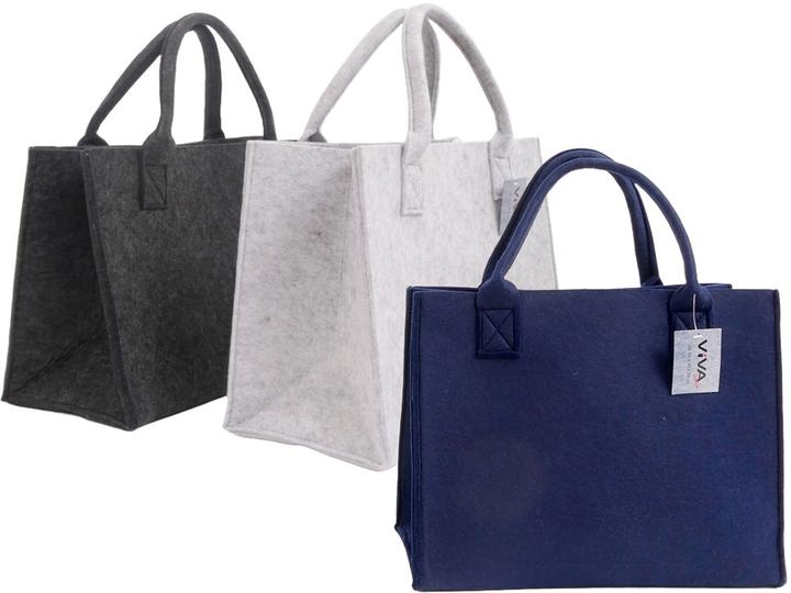 Image du produit Viva Einkaufstasche Filz ca 35 x 20 x 28 cm