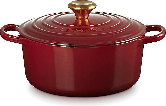 Produktbild Le Creuset Signature (24 cm, Bräter + Schmortopf, Gusseisen, Emaille)