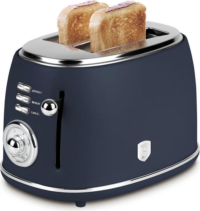 Actual product image BerlingerHaus Haus Toaster matt blue Deep Sea Collection