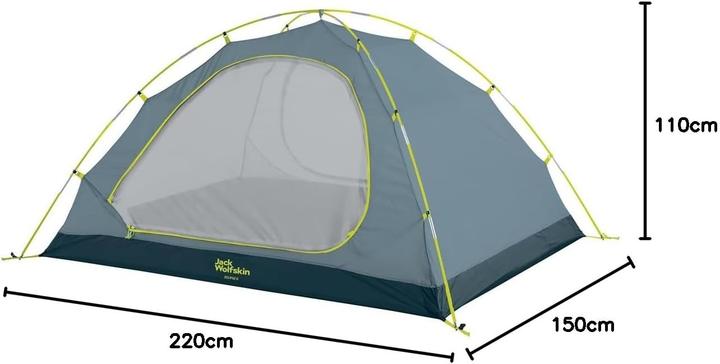 Produktbild Jack Wolfskin Eclipse II (Kuppelzelt, 4.06 kg, 2 Personen)
