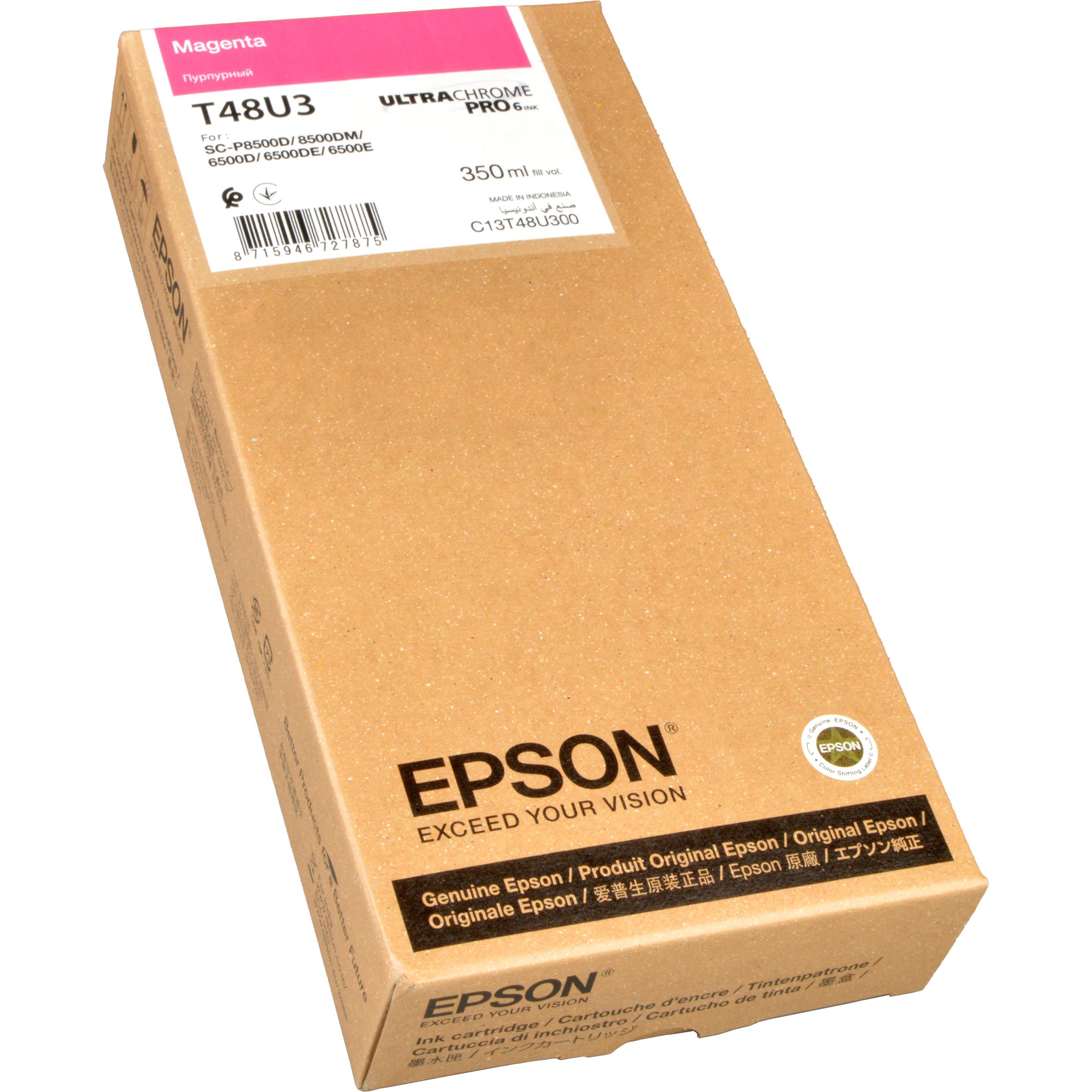 Thumbnail - Epson, Druckerpatrone, C13T48U200 Magenta 350ml (M)
