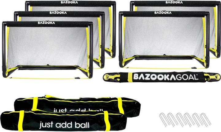 BazookaGoal 6er-Spieltagsset Rasenplatz