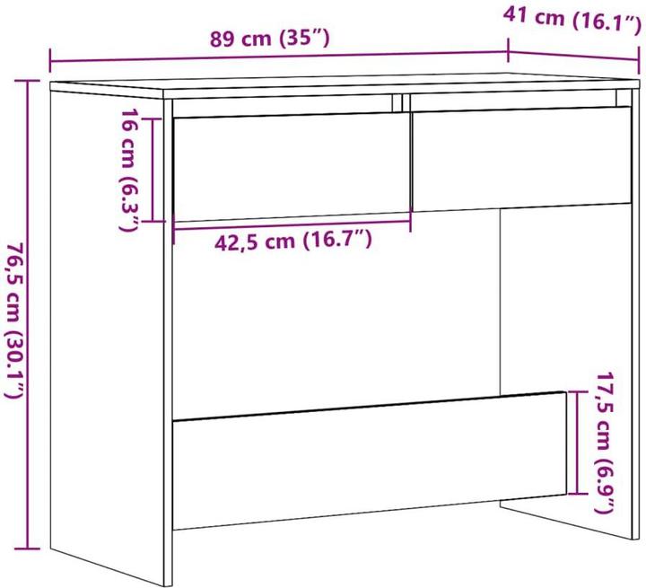 Produktbild vidaXL Chiara (89 x 41 x 76.5 cm)