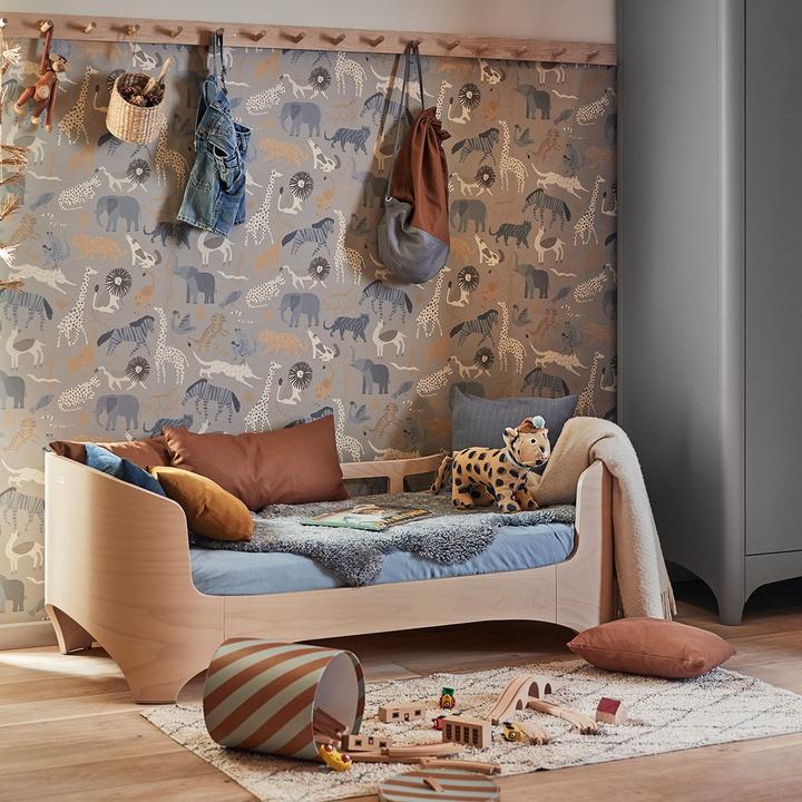 Actual product image Leander Baby Cot Classic with Extension Whitewash (60 x 120 cm)