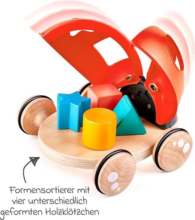 Actual product image Hape Shape sorter ladybug