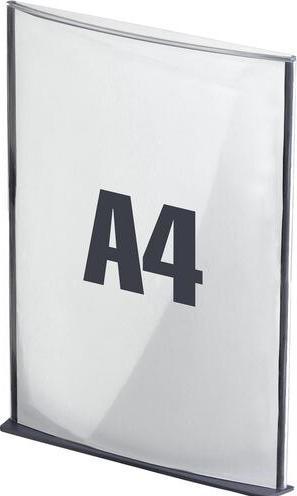 Image du produit Paperflow Système de signalisation "Cinatur", DIN A4, anthracite Cadre en polystyrène, fenêtre en polystyrène
