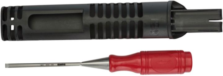 Image du produit Bahco Ciseau à bois avec manche rouge en polypropylène, 18 mm (18 mm)