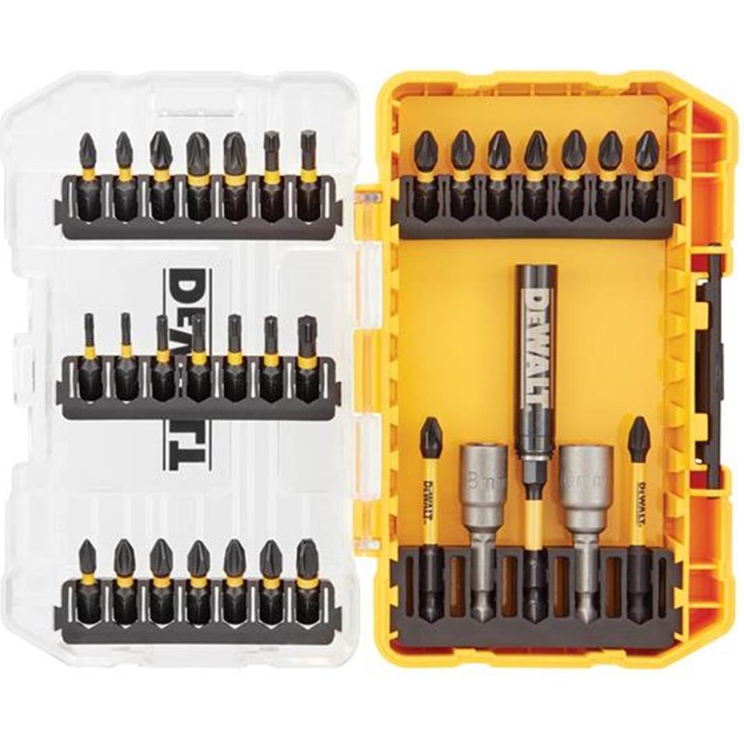 DeWalt, Bits, 33-teiliger Schlagbohrer-Set Flextorq (15 mm, 10mm, 57mm, 2 mm, 3 mm, 25mm, 8 mm)