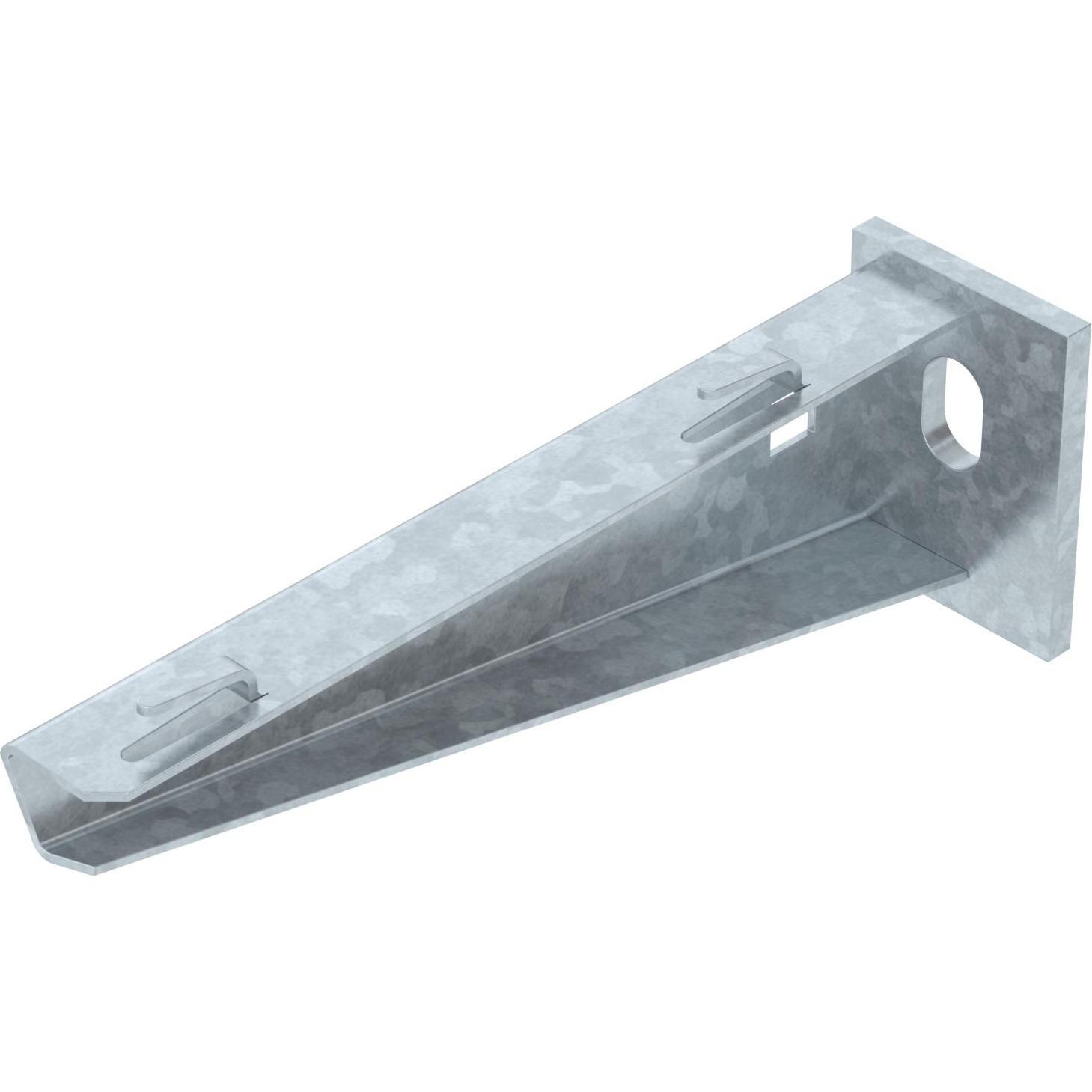 OBO Bettermann OBO Wandhalter für Gitterbox 150 m, Höhe 55 mm, Länge 160 mm, feuerverzinkt, Serverschrank Zubehör, Schwa...