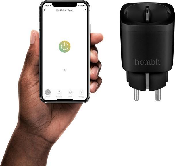 Actual product image Hombli Smart Socket EU - Black