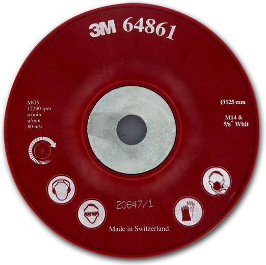 Actual product image 3M Fibre disc backing pad hard/ribbed