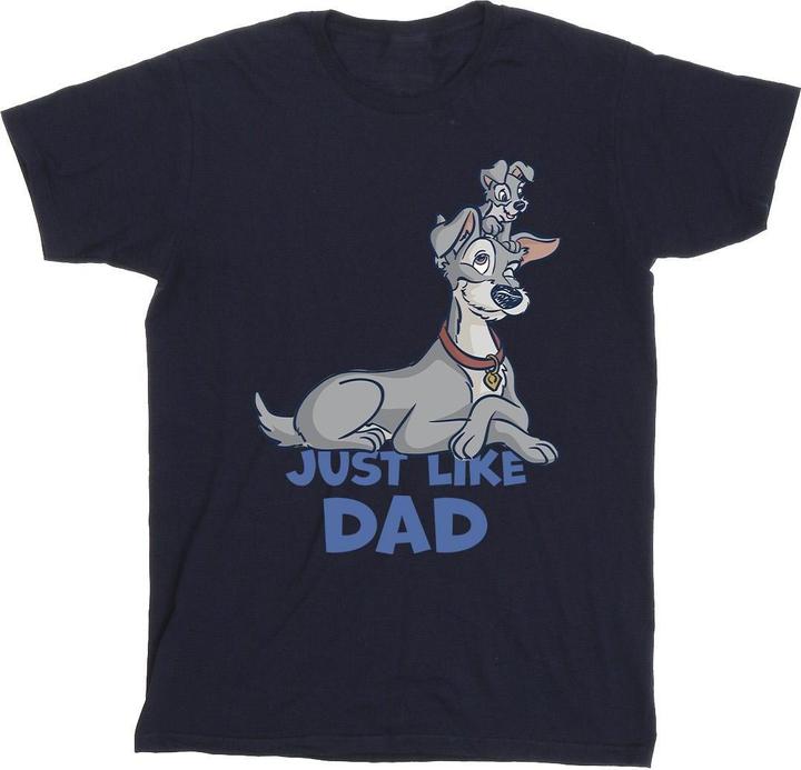 Produktbild Disney Lady And The Tramp Just Like Dad TShirt (4XL)