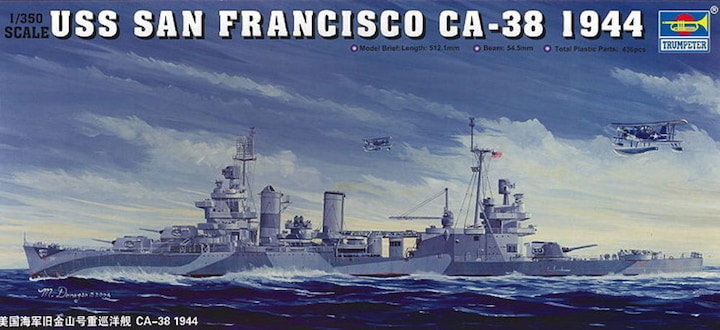 Produktbild Trumpeter USS San Francisco CA-38