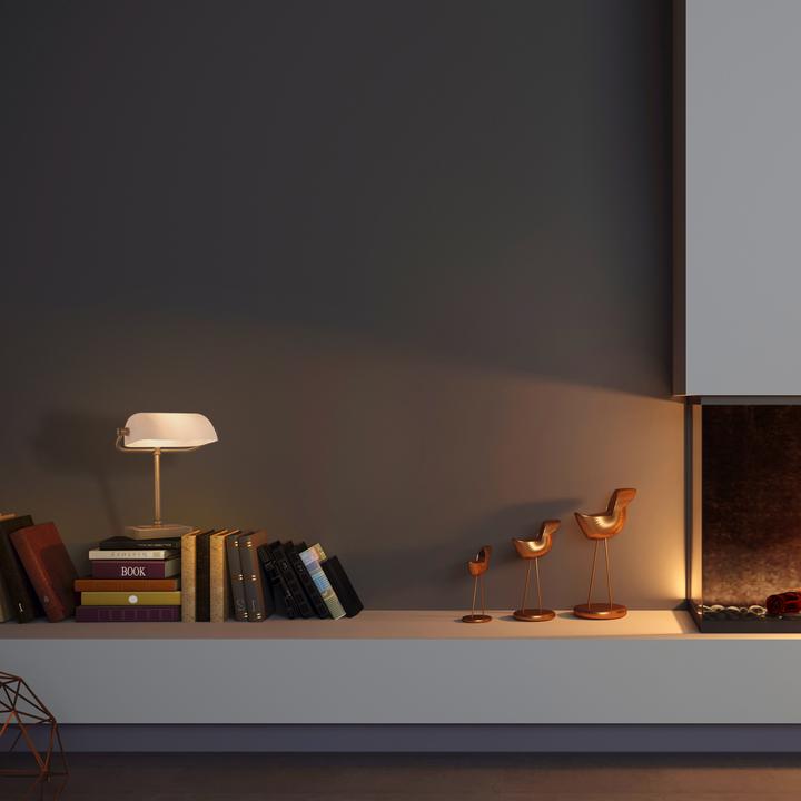 Image du produit Relaxdays Lampe de banquier (E14)