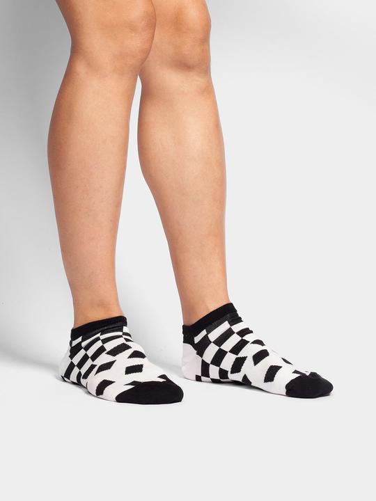 Actual product image DillySocks Short Crumbling Chess (41 - 46)