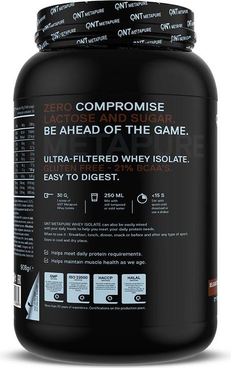 Actual product image QNT MetaPure (Milk Chocolate, 1 x, 908 g)