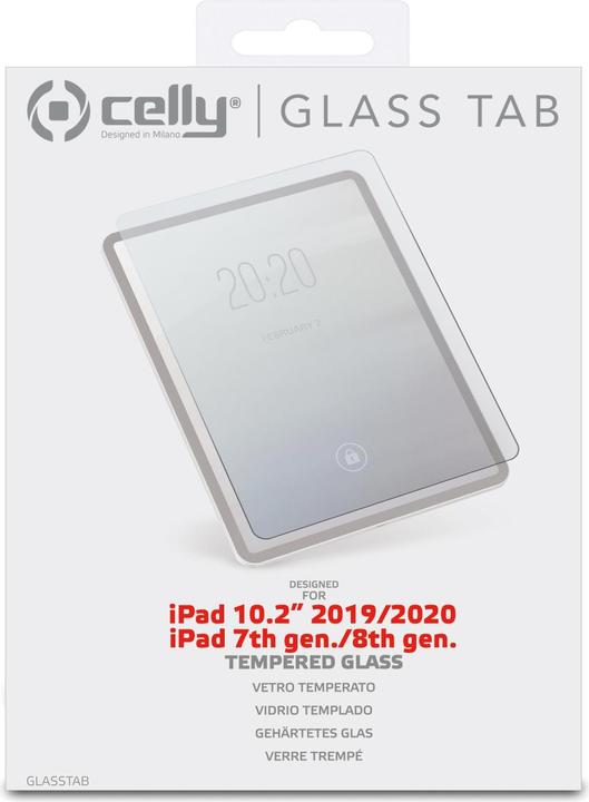 Image du produit Celly Tableau De Verre (Apple iPad 2019 (7e génération), Apple iPad 2020 (8e génération), Apple iPad 2021 (9e génération))